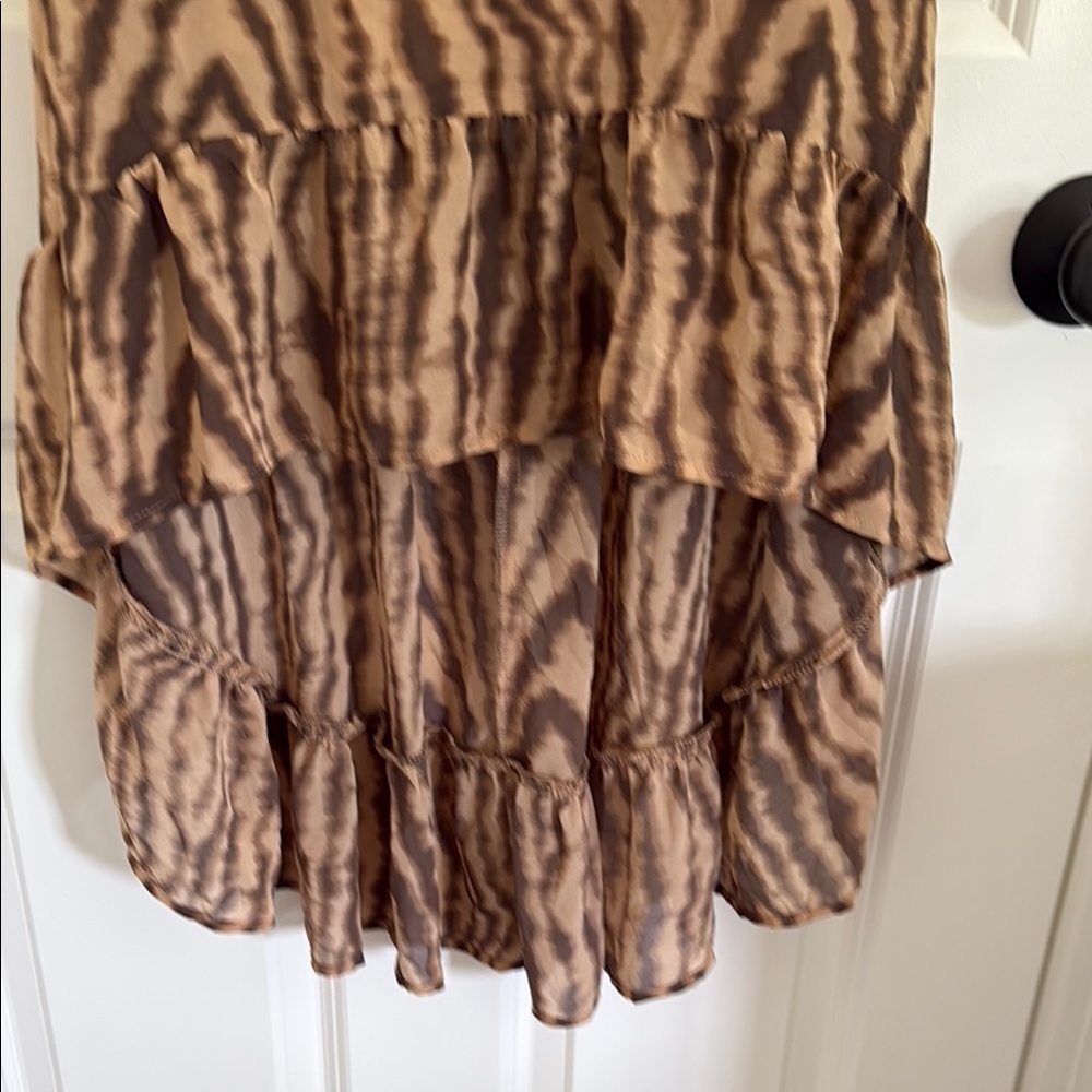 Wild Fable Brown High Low Dress - Picture 3 of 5